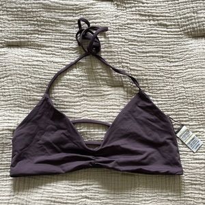 Purple swimsuit top